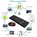 Wireless Keyboard and Mouse Combo Whisper Quiet Keyboard Full Size Multimedia Waterproof Keyboard Mouse for Windows Laptop Notebook PC Desktop Computer