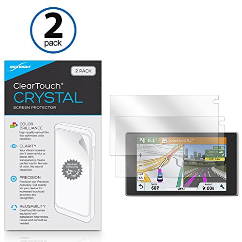 Garmin Drive 51 LMT-S Screen Protector, BoxWave [ClearTouch Crystal (2-Pack)] HD Film Skin - Shields From Scratches for Garmin Drive 51 LMT-S