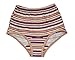 Heiress Brief Panties for Women, 100% Soft Combed Cotton, High Waist, 2-Pack