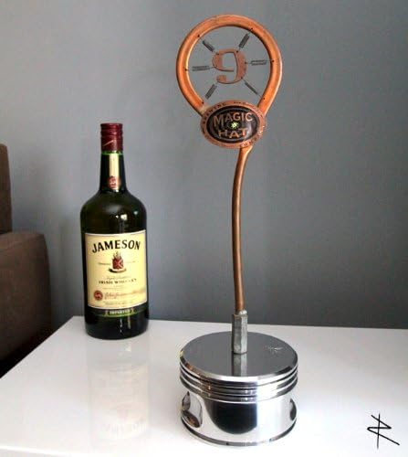 Modern Beer Bar Tap Handle Polished Piston Display Trophy Stand