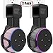 TOOVREN Upgraded Outlet Wall Mount Holder Stand for Dot 3rd Generation (No Muffled Sound) Space-Saving Alexa Accessories for Your Smart Home Speakers Without Mess Wires or Screws (2 Pack)
