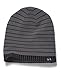 Under Armour Boys' Cuff Stripe Beanie, Graphite (040)/Black, One Size Fits All