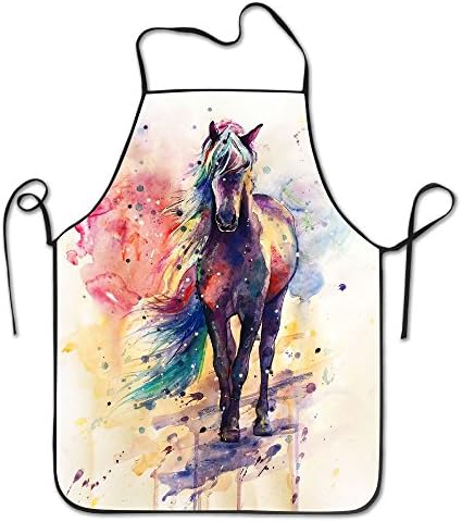 XCGWA Fantasy Mustang Deluxe Aprons Personalized Printing Kitchen Apron