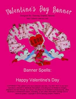 Valentine S Day Banner Plastic Canvas Pattern Kindle Edition By