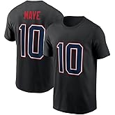 Drake Maye #10 New England Boston Football Shirt Jersey 100% Cotton