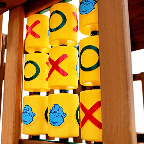 Gorilla Playsets Tic Tac Toe Spinner, Yellow