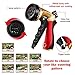 Crenova 100ft Garden Hose Upgraded Expandable Hose with Double Latex Core, 3/4 Solid Brass Connector, Expanding Water Hose with 7 Function Metal Spray Nozzle