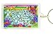 Bahamas Map Acrylic Rectangular Souvenir Keychain 2.5" X 1.5"