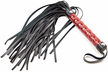 Funight Diamond pattern leather whip whipping butt tool red Adult Toy Women Sexy Sex Cosplay Couples Men Love Night
