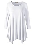 LARACE Plus Size Tops for Women 3/4 Sleeve Shirts