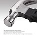Hammer with Magnetic Nail Holder, Tacklife Claw Hammer with Anti-slip, Ergonomic Soft Rubber Handle for DIY and Household Small Jobs - HMH2A
