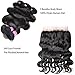YAEONS Hair 10A Pre Plucked 360 Lace Frontal With Bundles Brazilian Virgin Human Hair Body Wave 3 Bundles With 1PC 360 Free Part Lace Frontal(10+12 14 16)