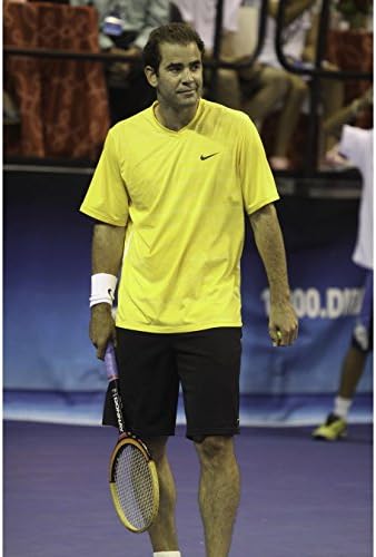 Globe Photos ArtPrints Pete Sampras Playing Tennis - 8" X 10" Pop Culture Art Photographic Full Bleed Print - Premium Paper