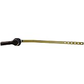Oil Rubbed Bronze Toilet Tank Trip Lever with 10" Brass Arm and Metal Spud and Nut