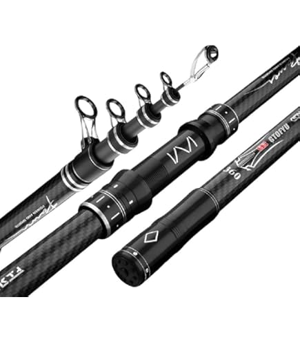 Amazon.com : Telescopic Fishing Rod 9Ft 10Ft 12Ft 13Ft 14Ft 15Ft