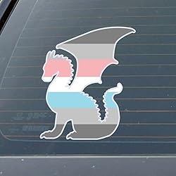 Dark Spark Decals LGBTQIA+ Pride Demiflux Flag