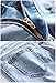 Boy's Stylish Moto Biker Skinny Ripped Wrinkled Stretch Fit Denim Jeans