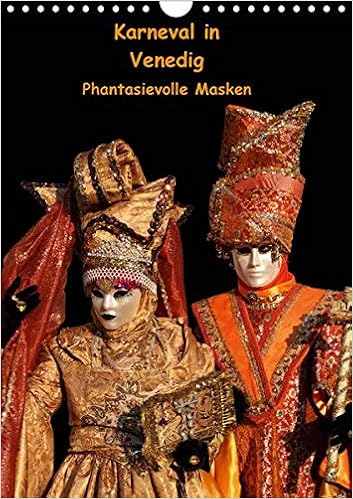 Karneval In Venedig Phantasievolle Masken Wandkalender 2020 Din