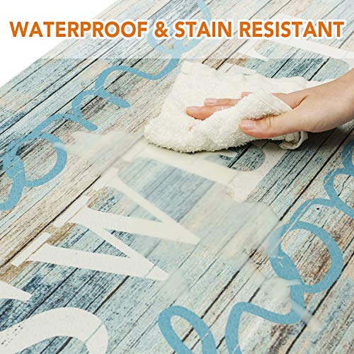 EVERGRACE Farmhouse Sweet Home Theme Kitchen Mats 17 x 47 inch, Anti