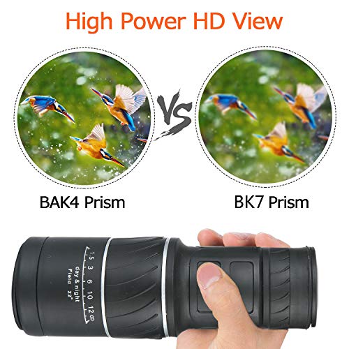 Night Vision monocular,40x60 HD Optical Monocular Hunting Camping Hiking Telescope - Thumbnail 2