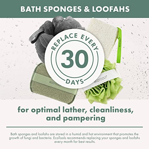 EcoTools Delicate EcoPouf Bath Sponge, Made with Recycled Materials