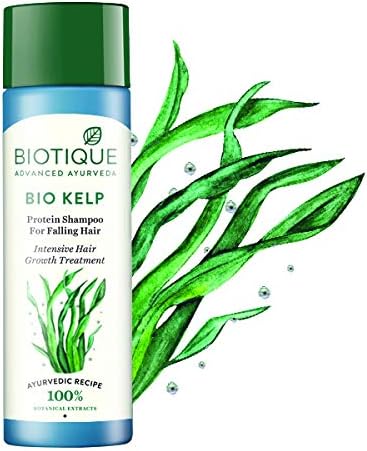 Biotique Kelp Protein Shampoo For Falling Hair 190Ml I Hair Growth Treatment I Blend Of Pure Kelp, Natural Proteins - Image 5