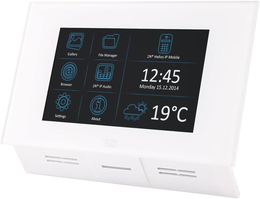2N Security Indoor Touch - Touchscreen Digital Intercom PoE - White