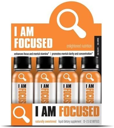 I AM Focused Shots - Qty:4 by NutraFusion Nutritionals