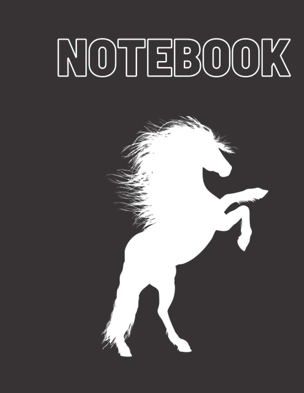 Notebook: Notebook a4; notebook a4 lined; horse notebook a4 lined;