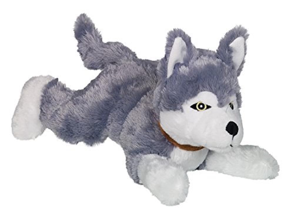 Nobby Plush Dog Lying Down Husky 35 cm