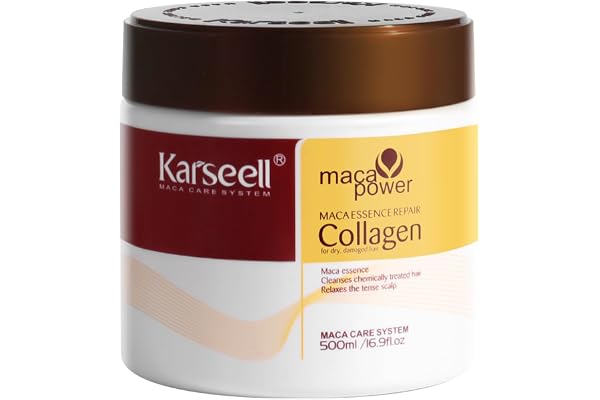 Karseell Collagen Hair Mask for Dry Damaged Hair Deep Repair Conditioning Hair Treatment Argan Oil Collagen Essence for All H