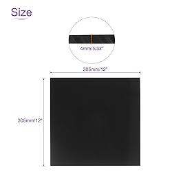 DMiotech 12 x 12 x 0.15 Inch Plastic UHMW