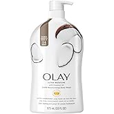 Olay Body Wash for Women, Ultra Moisture, 24hr Moisturizing, Hydrating & Refreshing, B3 Vitamin Complex, Free of Parabens & Phthalates, For All Skin Types, Coconut Oil Scent, 33 fl oz (Pack of 4)