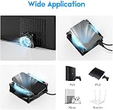 ELUTENG 80mm USB Fan 5V 3 Speed Adjustable Metal Grill for PC Laptop PS4 Router view 7