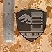 Jurassic World Isla Nublar Shield Collector PVC 3D Rubber Hook&Loop Patch