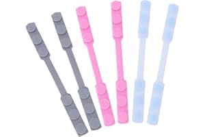 OHPHCALL 6pcs Mask Hooks and Ear Strap Extenders Silicone Anti-pain Adjustable Mask Accessories for Comfortable Reusable Use 