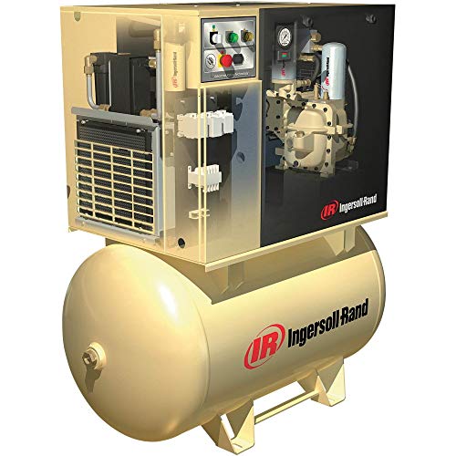 Rotary Screw Compressor with Total Air System - 230 Volts, 3-Phase, 15 HP, 55 CFM, Model Number UP6-15cTAS-125
