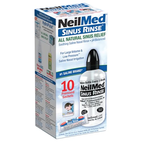 Neilmed SinusRinse 100 % naturel pour soulager les sinus, 10 sachets