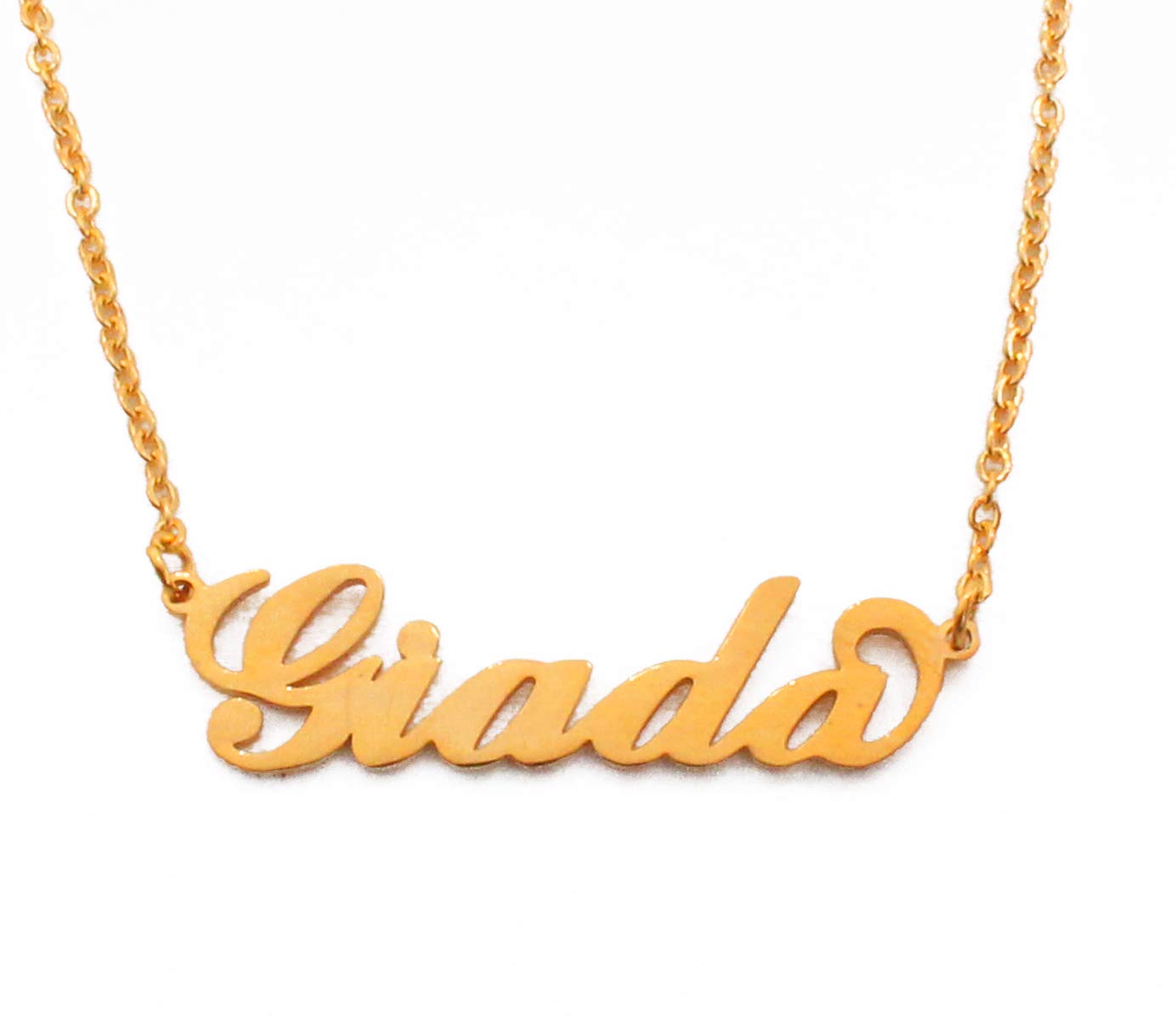 Kigu Giada Personalised Name Necklace - Gold Tone Packaging