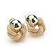 MOOCHI Africa Style Gold Plated Necklace Earrings Bracelet Ring Jewelry Set (Golden)