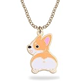 Melix Home Dog Pendant Necklace, Cute Dog Lover Jewelry, Ideal Gift for Pet Enthusiasts and Owners