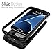 Samsung Galaxy S7 Battery Case: Stalion Stamina Rechargeable Extended 4500mAh Protective Power Cover Charging Case (Black Onyx)