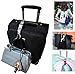 2PCS Add a Bag Luggage Strap Jacket Gripper, Heavy Duty Luggage Straps Carry-on Baggage Suitcase Straps Belts Travel Accessories,Carry Your Extra Bags(Black)