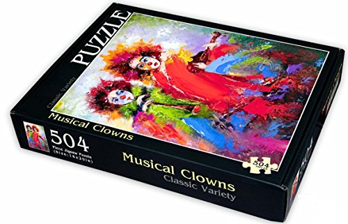 Musical Clowns 504 Piece Jigsaw Puzzle 16" X 20"