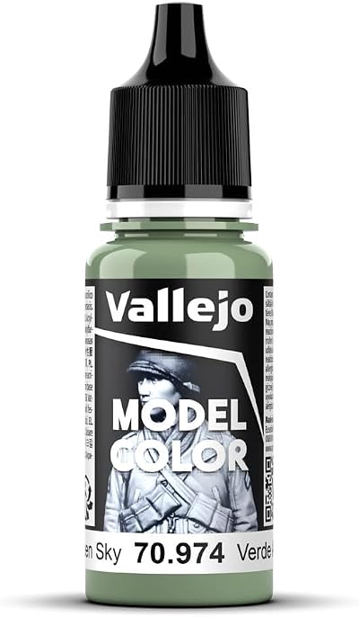 Vallejo Model Color Green Sky 18 ml Self-Leveling Acrylic Paint for Figures