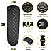 HoneyBull Sleeping Pad | HoneyBull Lightweight Comfortable Sleep Mat Perfect for Camping and Traveling | Inflates in Just 1 Minute (Black)