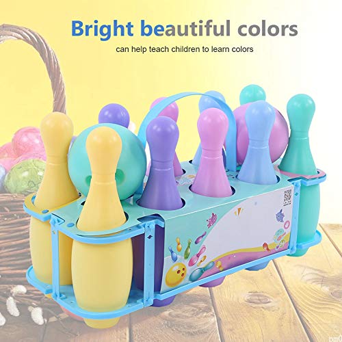 image for Bnineteenteam Kids Bowling Toy Set,Indoor Outdoor Bowling Games ,10 Pi