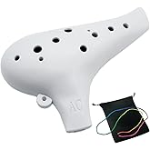 Aestivate 12-Hole Ocarina, Alto C, White Plastic