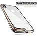 Humixx Aluminum TPU Hybrid Shockproof Bumper Case for iPhone Xs/iPhone X [Extre Series]-Gold