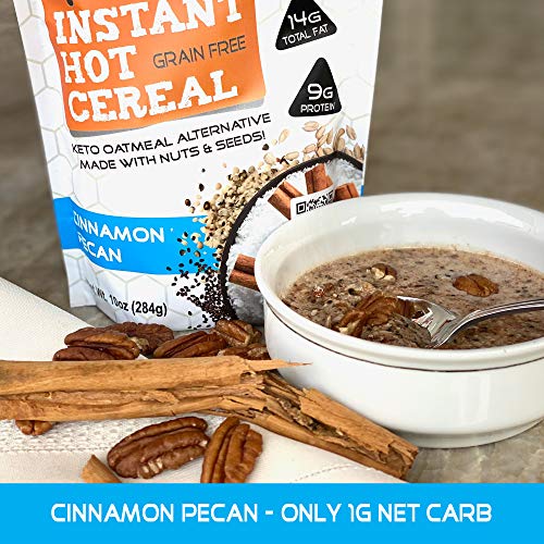 Keto B'stro Instant Hot Cereal, Low Carb, GrainFree Oatmeal